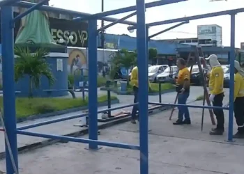 Paradas de ônibus do BRT começam a ser instaladas em Castanhal