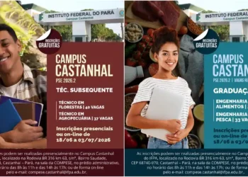 IFPA Castanhal encerra hoje (03) inscrições para o Processo Seletivo com 130 vagas gratuitas